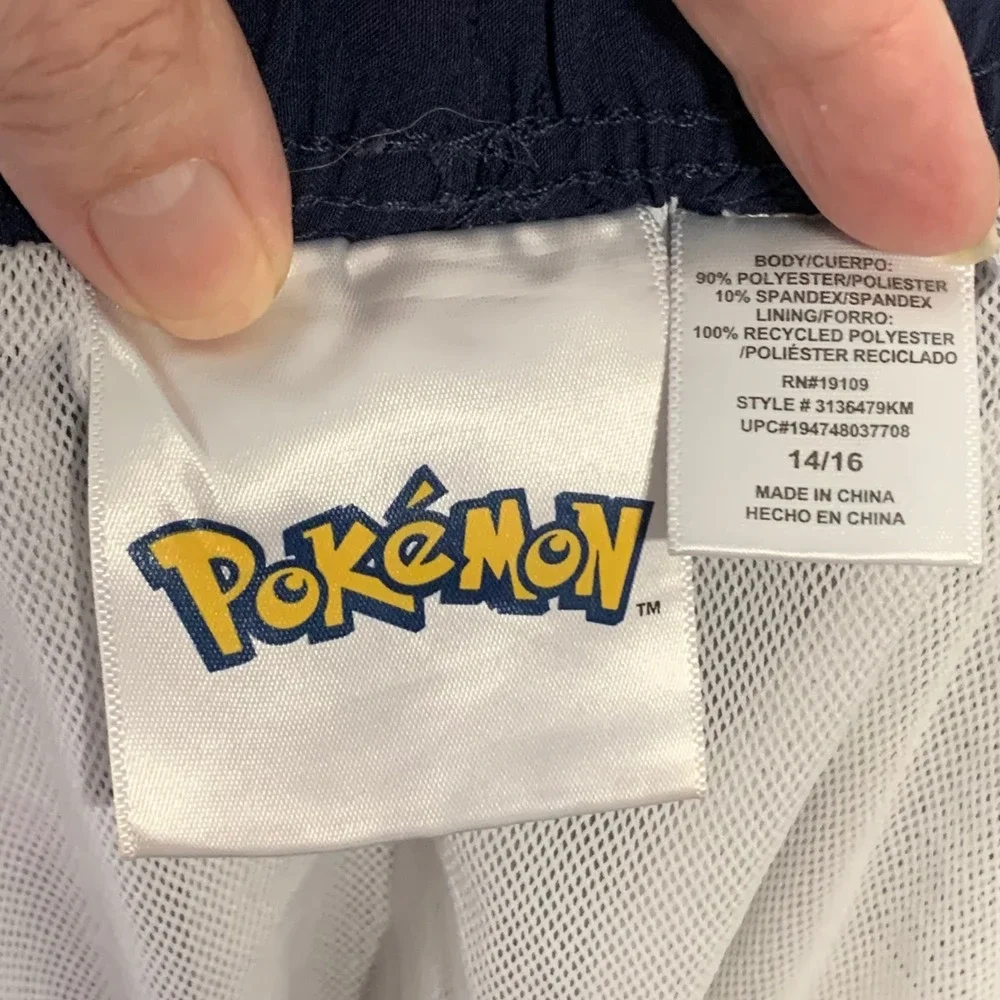 Pokémon figure‎ swim trunks. Size 14-16